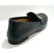 Mocassin cuir noir CM2825