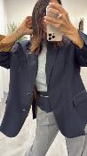 Veste Blazer oversize bleu marine JQ44KIC IMPERIAL