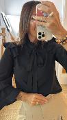 Chemise Lavallière Noir W36S0863 SOUVENIR