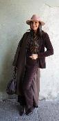 Veste Blazer velours côtelé marron chocolat WJV025 NT