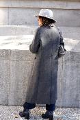 Manteau Long Gris SMITH G&M  
