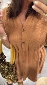 Robe courte camel ROZANA G&M