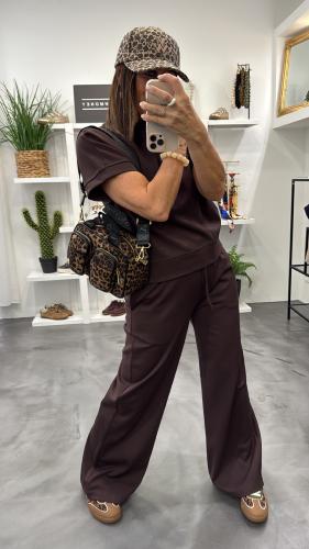 Pantalon jogging chocolat KXPA1107 KKS