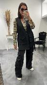 Veste sans manches longue noir 23469339