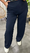 Pantalon fluide bleu marine  P4L0JHX
