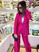 Veste blazer rose satin Jacinta 30407113