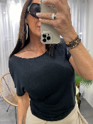 Tee shirt noir rversible WJU020 NT