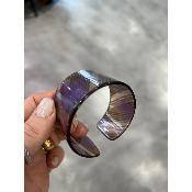 Manchette transparente violet