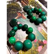 Boucles Oreilles Bastilles Vert foncé