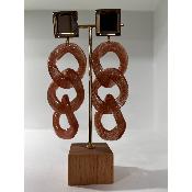 Boucles Oreilles Maillons Rosa 