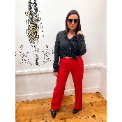 Pantalon fluide rouge PVT3ISI IMPERIAL