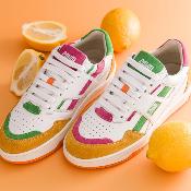 Baskets multicolores TROPIC PASSION CAVAL