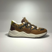 Baskets camel lopard KAZZY 444177