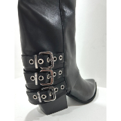Bottes tiag cuir noir GR5786