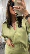 Blouse verte LEANDRE