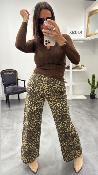 Pantalon Jeans léopard KXJE1092 KKS