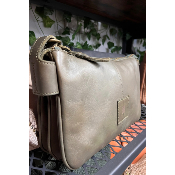 Sac cuir kaki Boston Biba