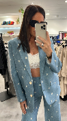 Veste blazer nuage M6212G MR