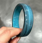 Bracelet jonc nuance de bleu