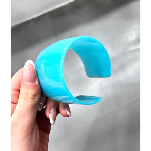 Bracelet manchette bleu