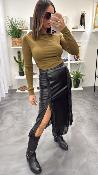 Top col bateau olive SIOUX G&M