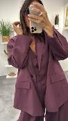 Veste Blazer oversize bordeaux JQ44KICAFF IMPERIAL