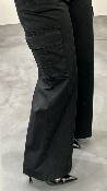 Pantalon cargo noir KSPA7629 KKS