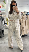 Pantalon fluide  rayures PAULINE