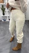 Pantalon jeans beige MALAURY EK