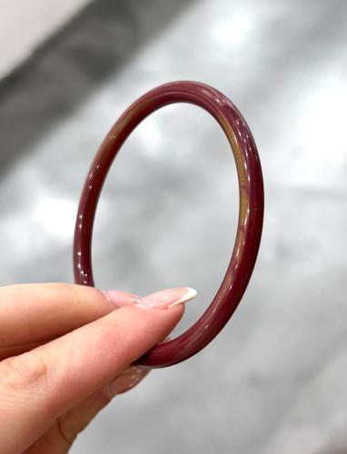 Bracelet mini jonc violet