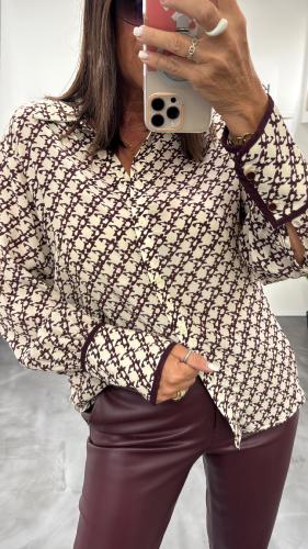 Chemise à motifs M5413C MR