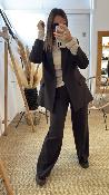 Ensemble tailleur marron 52332569 MM