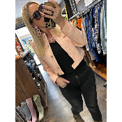 Veste vinyl rose Bella 