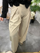 Pantalon à pinces beige 50986179