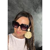 Boucles Oreilles raphia naturel