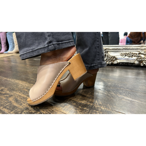 Sabot ouvert Julia beige