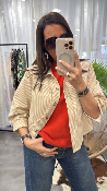 Pull manches courtes orange M3025843