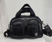 Sac vinyl noir LORRAINE Wu 