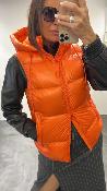 Doudoune sans manches CESAR orange GERTRUDE