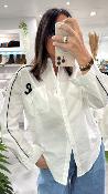 Chemise blanche oversize écritures 51096219 MM