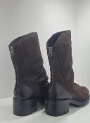 Bottines cuir marron S040 