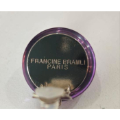 Boucles Oreilles acétate violet et miroir 