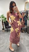 Robe longue fluide bicolore uvetta M2371A MR