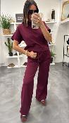 Pantalon jogging bordeaux KXPA1107 KKS