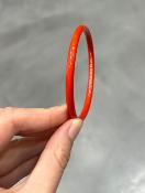 Bracelet jonc mini rouge