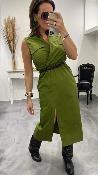 Robe longue verte 23131259