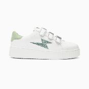 Basket vert amande BONNIE WU BK2757