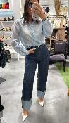 Chemise vaporeuse bleu ciel KXCM0249 KKS