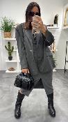 Veste Blazer oversize gris JQ44KEE IMPERIAL