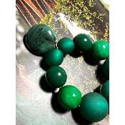 Boucles Oreilles Bastilles Vert foncé